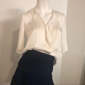 Hugo boss white blouse. Just dry cleaned